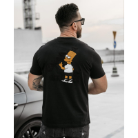 BLUZKA T-SHIRT MĘSKI OVERSIZE OLAVOGA MEN GRAFFITI GROOVE BLACK