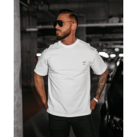 BLUZKA T-SHIRT MĘSKI OVERSIZE OLAVOGA MEN LANDO ECRU