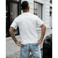 BLUZKA T-SHIRT MĘSKI OVERSIZE OLAVOGA MEN SHADOW LUXE ECRU