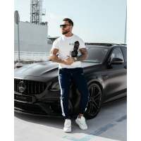 BLUZKA T-SHIRT MĘSKI OVERSIZE OLAVOGA MEN SLEEK ECRU