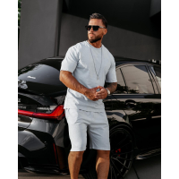 BLUZKA T-SHIRT MĘSKI OVERSIZE OLAVOGA MEN XATO BLUE