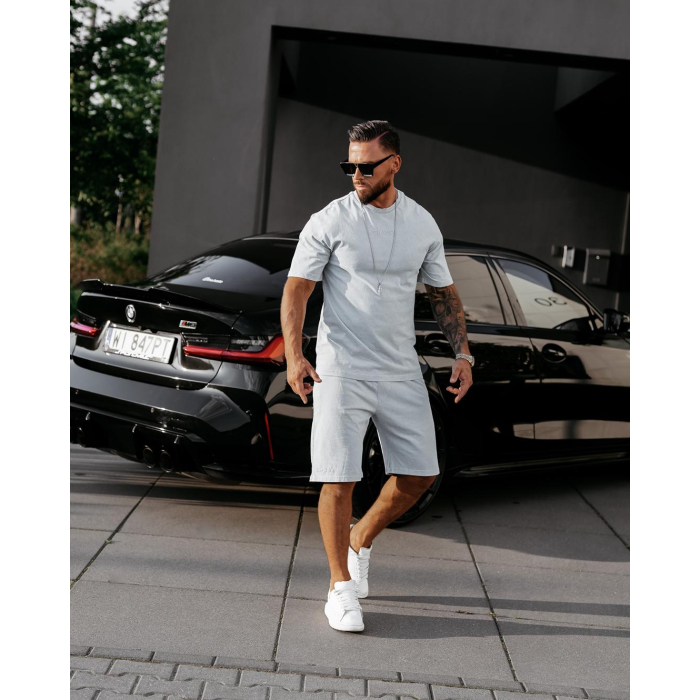 BLUZKA T-SHIRT MĘSKI OVERSIZE OLAVOGA MEN XATO BLUE