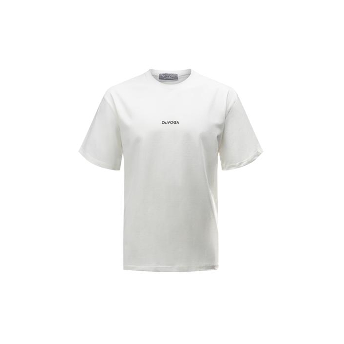 BLUZKA T-SHIRT MĘSKI OVERSIZE PRINT OLAVOGA MEN GREAK ECRU