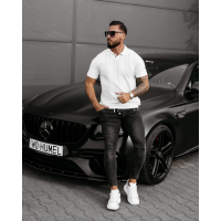 BLUZKA T-SHIRT MĘSKI POLO OLAVOGA MEN REER ECRU