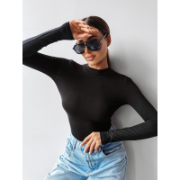 BODY DAMSKIE Z WISKOZY BEZ PLECÓW OLAVOGA PELLE BLACK