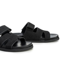 BUTY DAMSKIE KLAPKI OLAVOGA SHOES DUOTONE BLACK