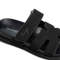 BUTY DAMSKIE KLAPKI OLAVOGA SHOES DUOTONE BLACK
