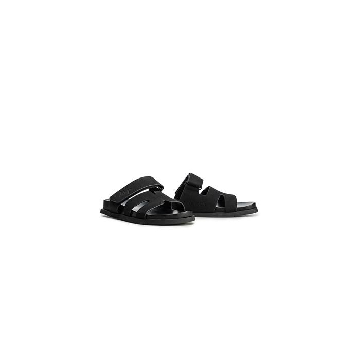 BUTY DAMSKIE KLAPKI OLAVOGA SHOES DUOTONE BLACK