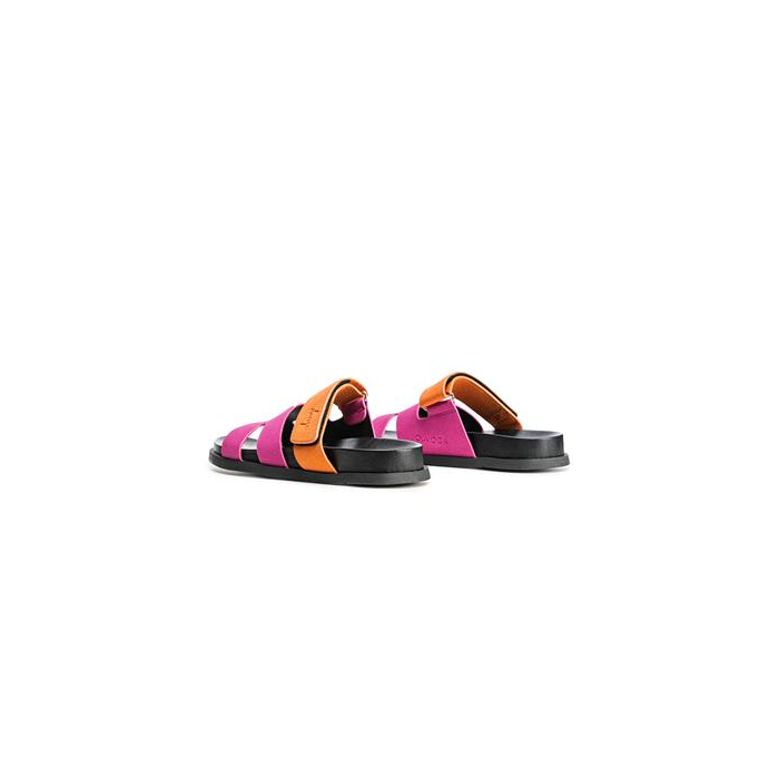 BUTY DAMSKIE KLAPKI OLAVOGA SHOES DUOTONE ORANGE-FIOLET