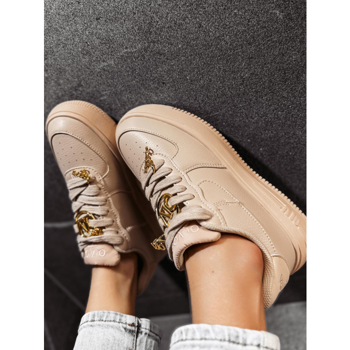 BUTY DAMSKIE SNEAKERSY OLAVOGA SHOES HELLY BEIGIE