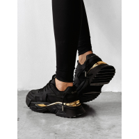 BUTY DAMSKIE SNEAKERSY OLAVOGA SHOES SHINE BLACK