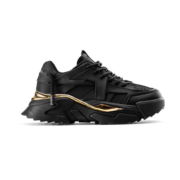 BUTY DAMSKIE SNEAKERSY OLAVOGA SHOES SHINE BLACK