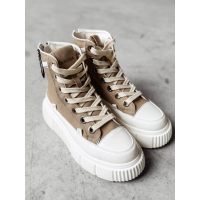 BUTY DAMSKIE SNEAKERSY TRAMPKI OLAVOGA SHOES DAZZLE BEIGIE