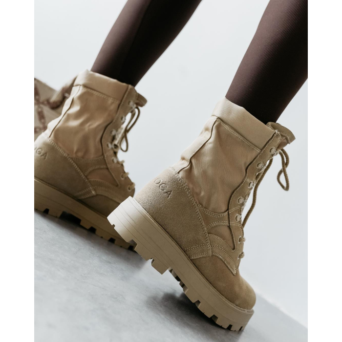 BUTY DAMSKIE WORKERY OLAVOGA SHOES HIKER BEIGIE