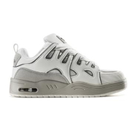 BUTY MĘSKIE SNEAKERSY NA GRUBSZEJ PODESZWIE OLAVOGA MEN SHOES AUTHENTIC WHITE