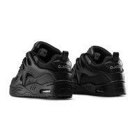 BUTY MĘSKIE SNEAKERSY NA GRUBSZEJ PODESZWIE OLAVOGA MEN SHOES AUTHENTIC BLACK