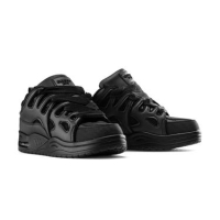 BUTY MĘSKIE SNEAKERSY NA GRUBSZEJ PODESZWIE OLAVOGA MEN SHOES AUTHENTIC BLACK