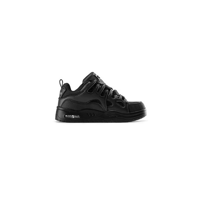 BUTY MĘSKIE SNEAKERSY NA GRUBSZEJ PODESZWIE OLAVOGA MEN SHOES AUTHENTIC BLACK