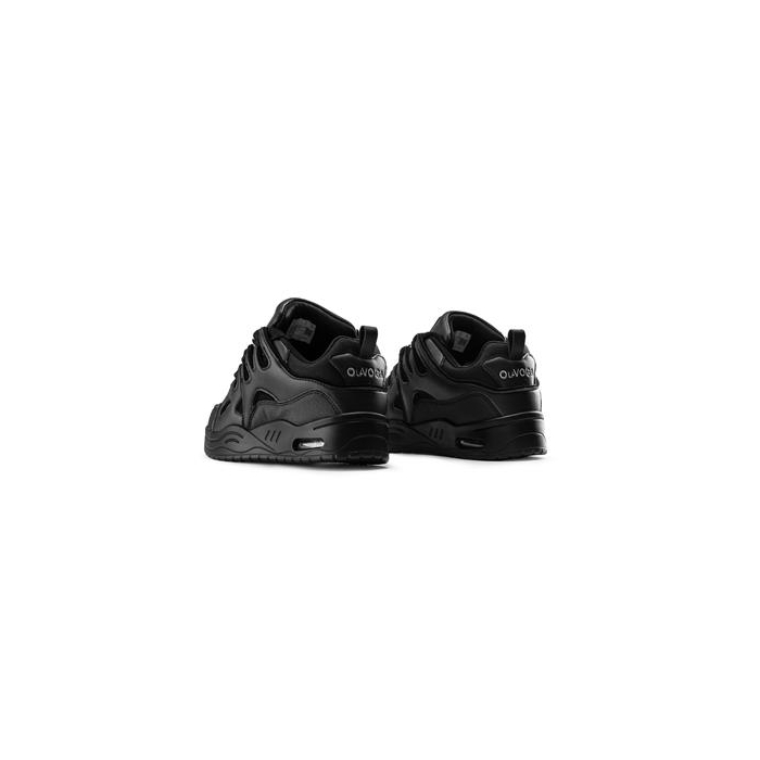 BUTY MĘSKIE SNEAKERSY NA GRUBSZEJ PODESZWIE OLAVOGA MEN SHOES AUTHENTIC BLACK