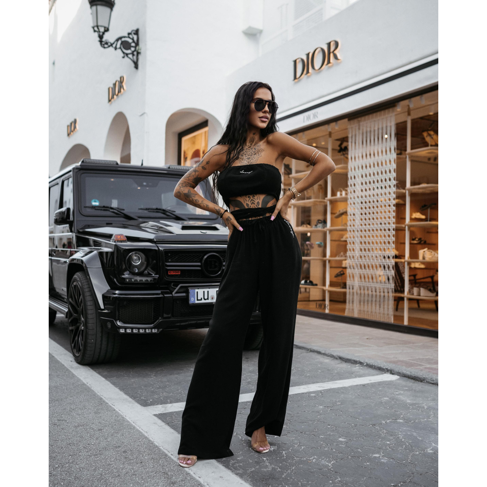 KOMPLET DAMSKI HAFT OLAVOGA CARAWAY BLACK