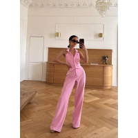 KOMPLET DAMSKI WIĄZANY OLAVOGA NICE PINK