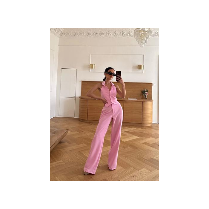 KOMPLET DAMSKI WIĄZANY OLAVOGA NICE PINK