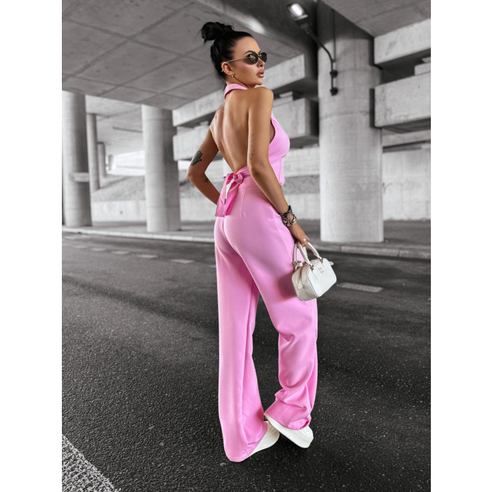 KOMPLET DAMSKI WIĄZANY OLAVOGA NICE PINK