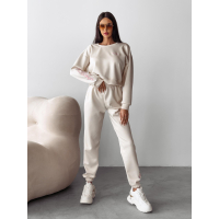 KOMPLET DRES DAMSKI HAFT OLAVOGA BRANCH CREAM