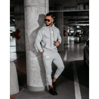 KOMPLET DRES MĘSKI BAWEŁNIANY OLAVOGA MEN KAMIKAZE GRAY