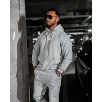 KOMPLET DRES MĘSKI BAWEŁNIANY OLAVOGA MEN KAMIKAZE GRAY