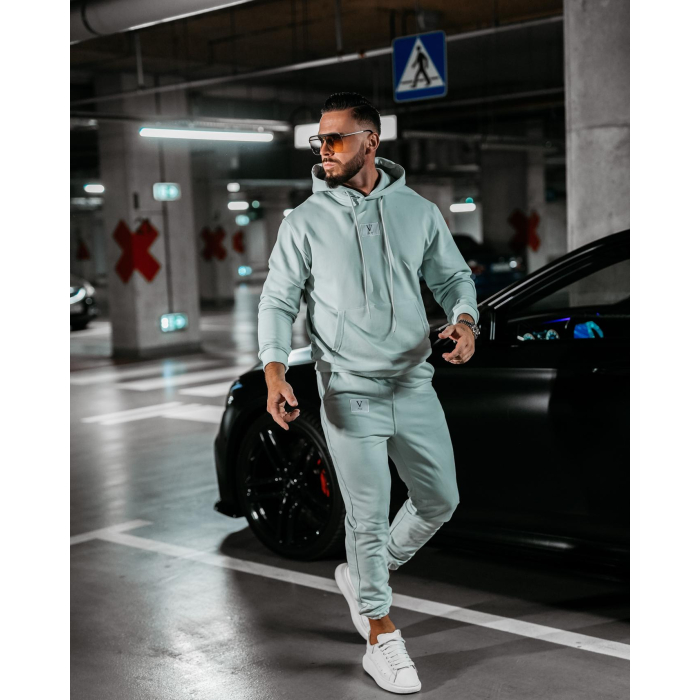KOMPLET DRES MĘSKI BAWEŁNIANY OLAVOGA MEN KAMIKAZE BLUE MINT