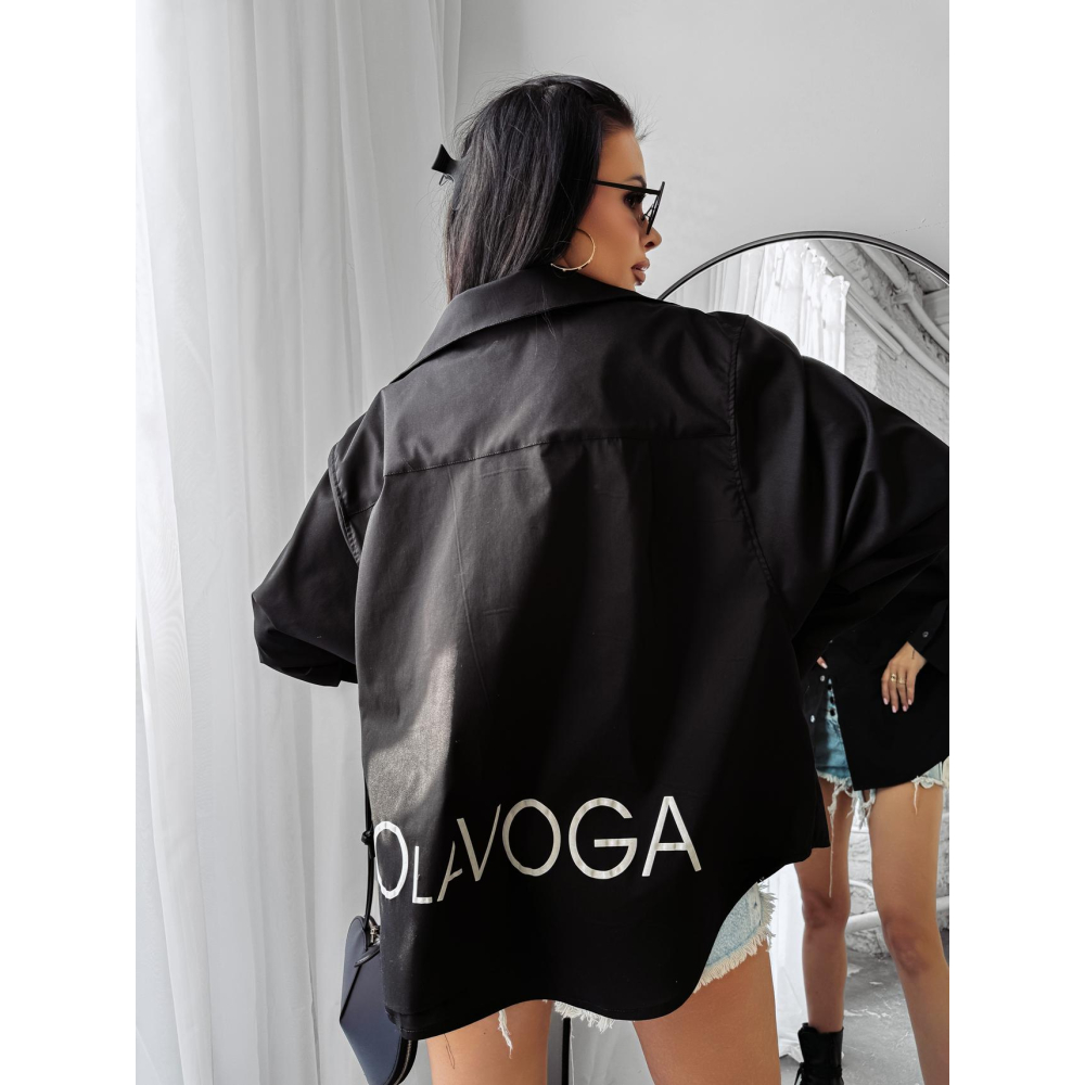 KOSZULA DAMSKA OVERSIZE OLAVOGA WONDER BLACK KOSZULA DAMSKA OVERSIZE OLAVOGA WONDER BLACK