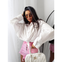 KOSZULA DAMSKA OVERSIZE OLAVOGA WONDER WHITE