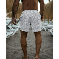 SPODENKI KĄPIELOWE MĘSKIE KĄPIELÓWKI LOGOWANE OLAVOGA MEN COOLER WHITE