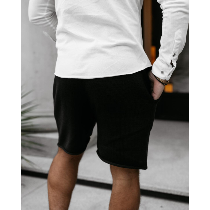 SPODENKI MĘSKIE KRÓTKIE BAWEŁNIANE OLAVOGA MEN CHILLFLEX BLACK