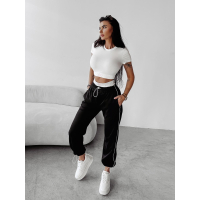 SPODNIE DRESOWE DAMSKIE OLAVOGA APPETIZER BLACK
