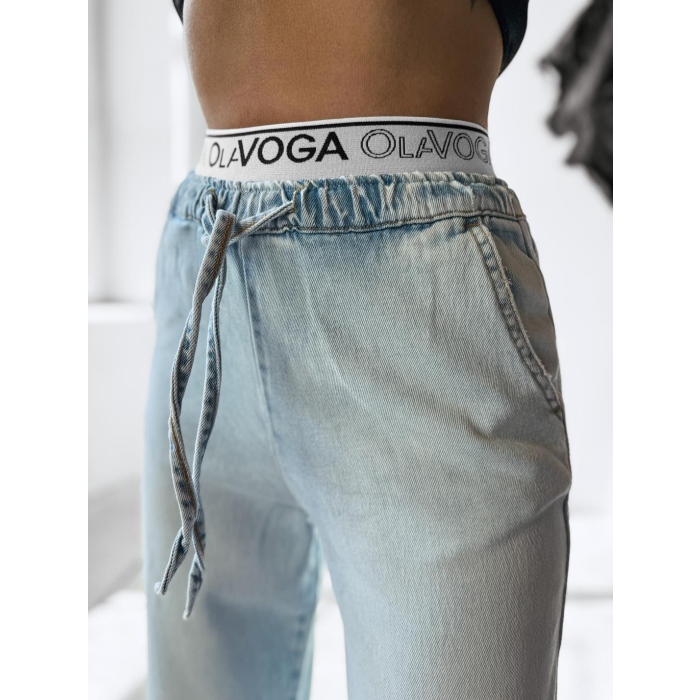 SPODNIE JEANSOWE DENIM GUMA OLAVOGA MIAGE BLUE