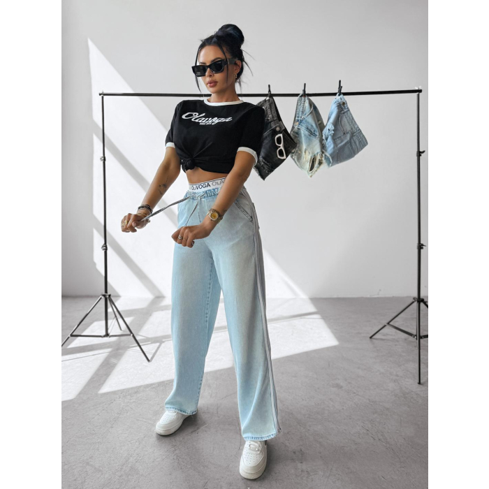 SPODNIE JEANSOWE DENIM GUMA OLAVOGA MIAGE BLUE