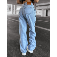 SPODNIE JEANSOWE DENIM OLAVOGA ELIOKIE LIGHT BLUE