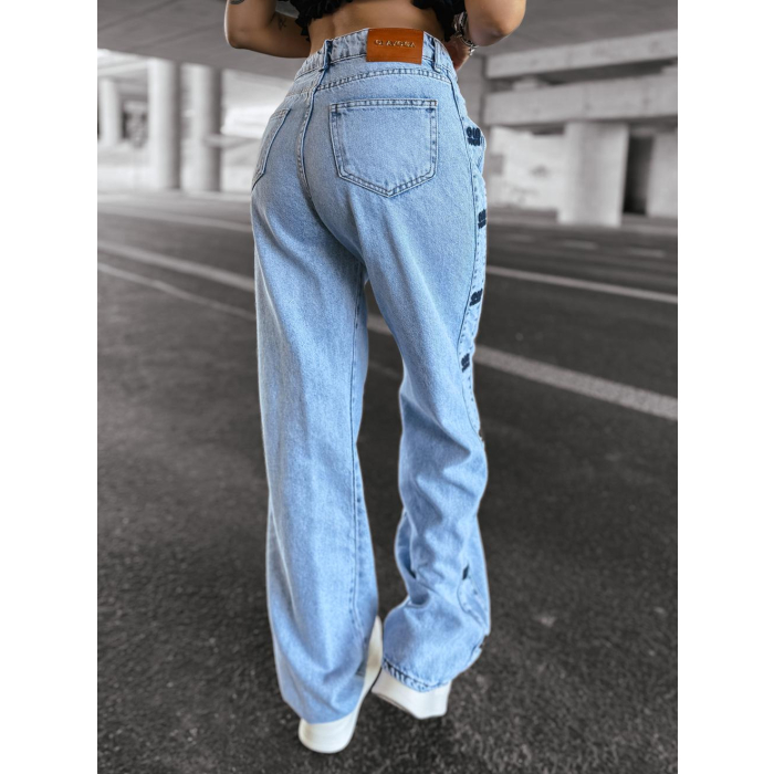 SPODNIE JEANSOWE DENIM OLAVOGA ELIOKIE LIGHT BLUE