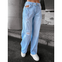 SPODNIE JEANSOWE DENIM OLAVOGA REING LIGHT BLUE