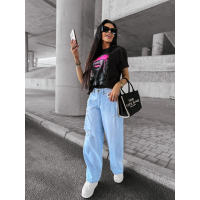 SPODNIE JEANSOWE DENIM OLAVOGA REING LIGHT BLUE