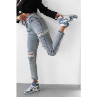 SPODNIE JEANSOWE SLIM FIT PRZETARCIA OLAVOGA LUNA JEANS