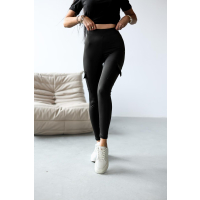 SPODNIE LEGGINSY BOJÓWKI OLAVOGA SILLOS BLACK