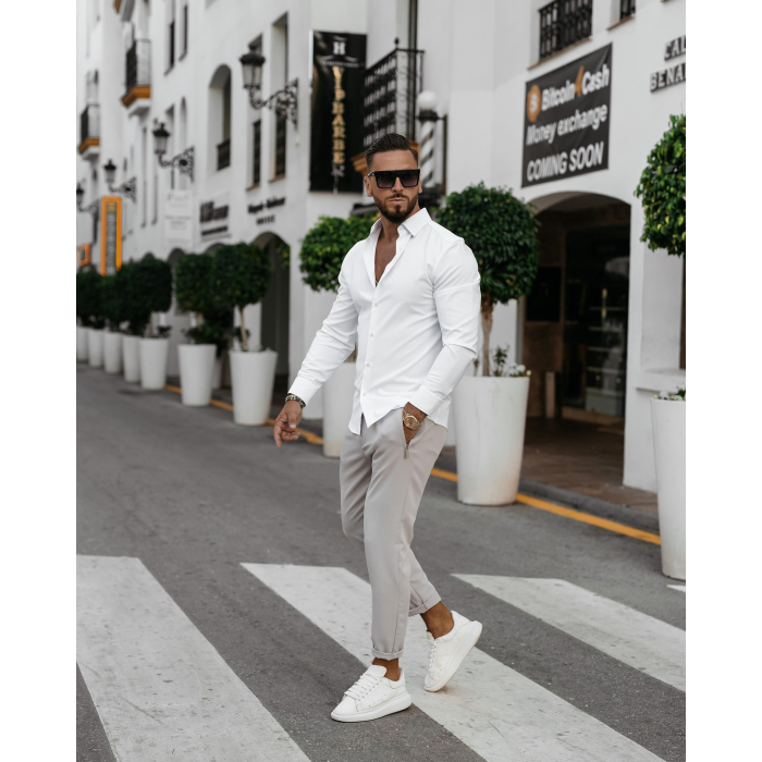 SPODNIE MĘSKIE ELEGANCKIE OLAVOGA MEN WESTON