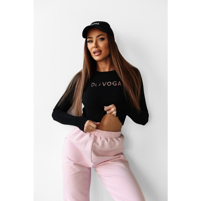 SWETER PRĄŻKOWANY OLAVOGA JACQUELINE BLACK