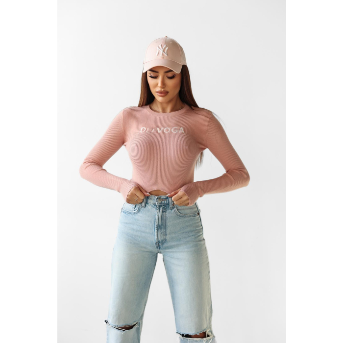 SWETER PRĄŻKOWANY OLAVOGA JACQUELINE PUDER