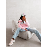 BLUZA DAMSKA NA ZAMEK Z KAPTUREM OLAVOGA IRIS PINK