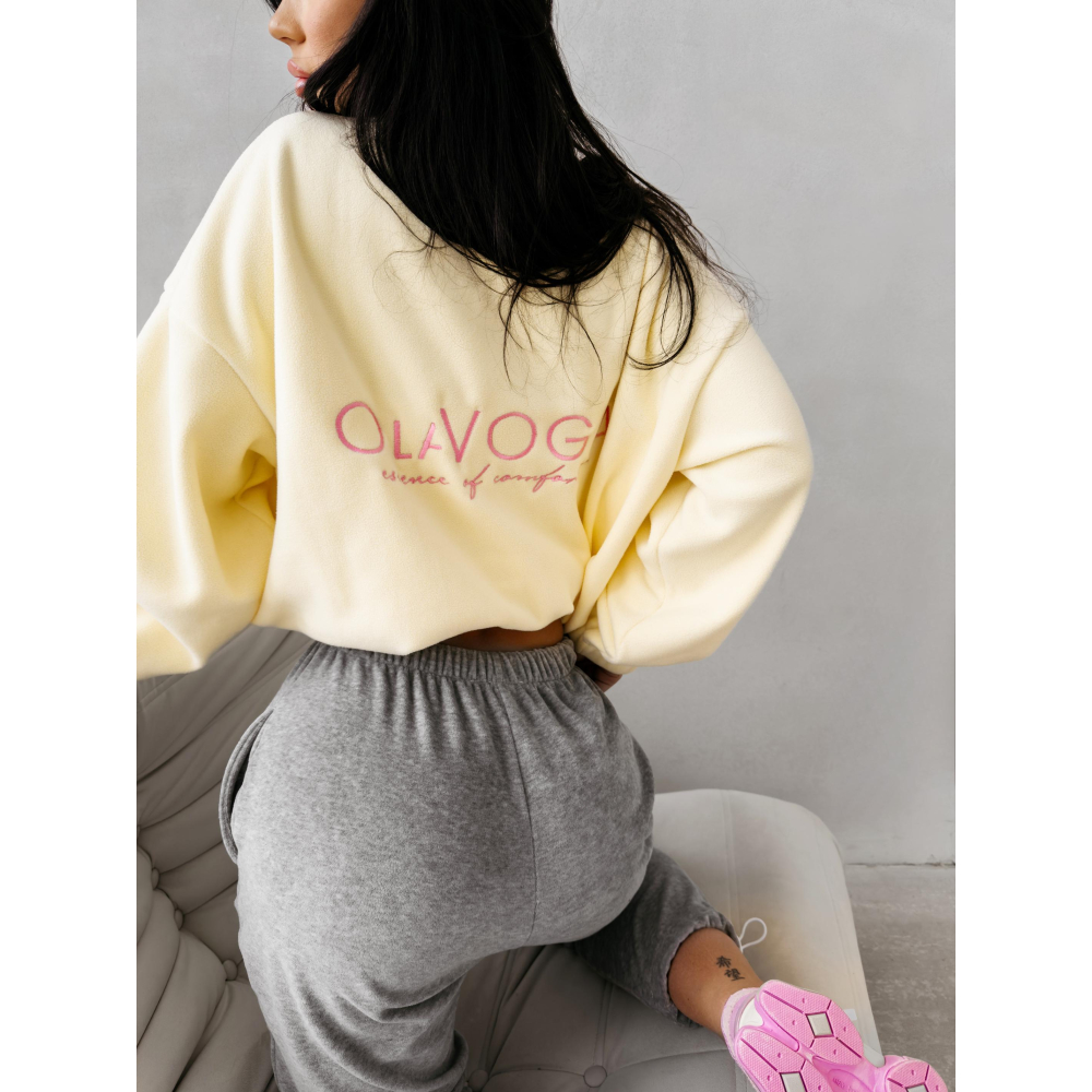 BLUZA DAMSKA OVERSIZE OLAVOGA ELENA YELLOW