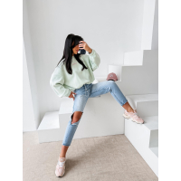BLUZA DAMSKA OVERSIZE OLAVOGA ELENA MINT